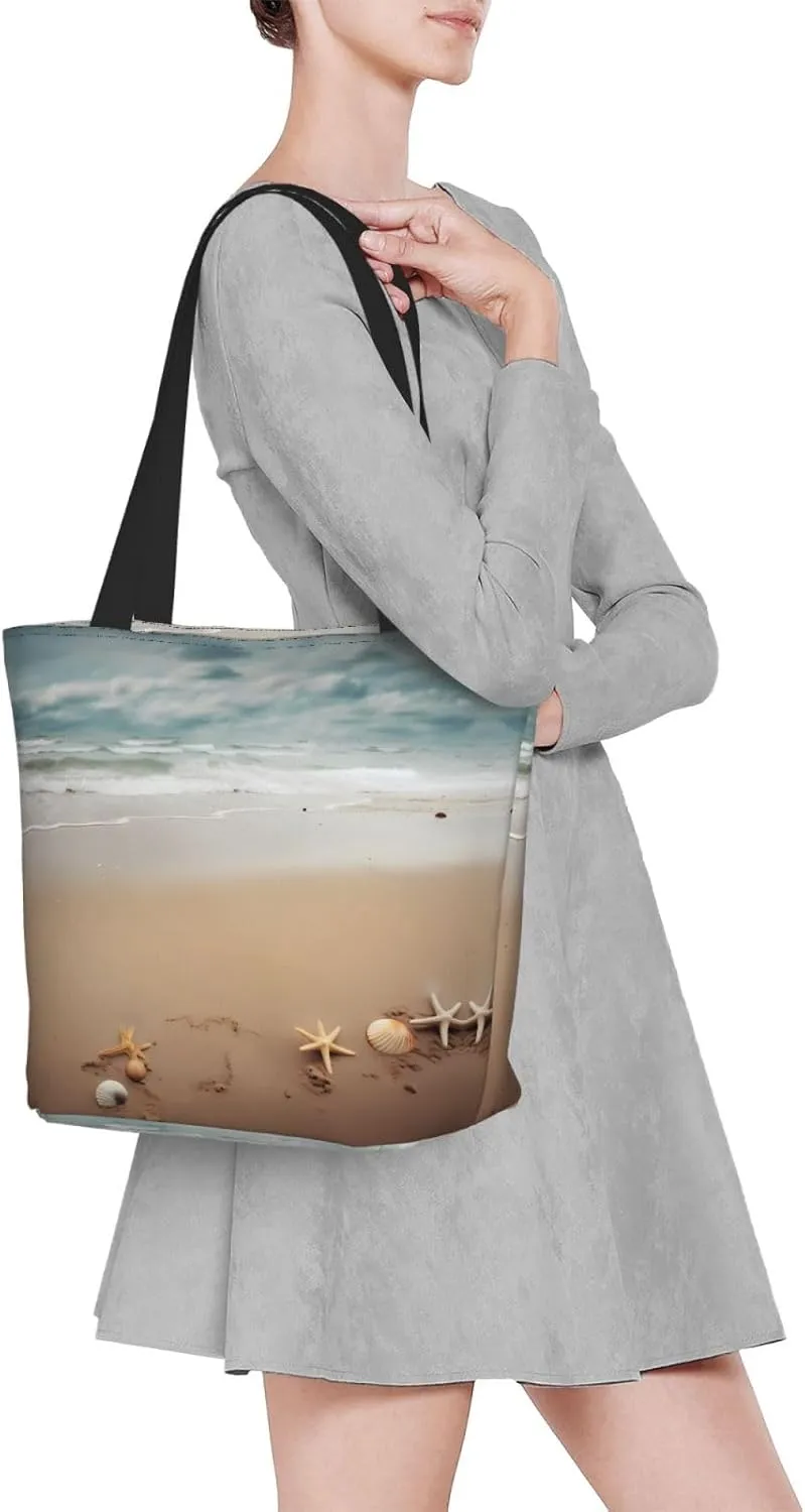 Strawberry Printed Fashionable Large Handbag And Shoulder Bag, Suitable For Various Daily Use