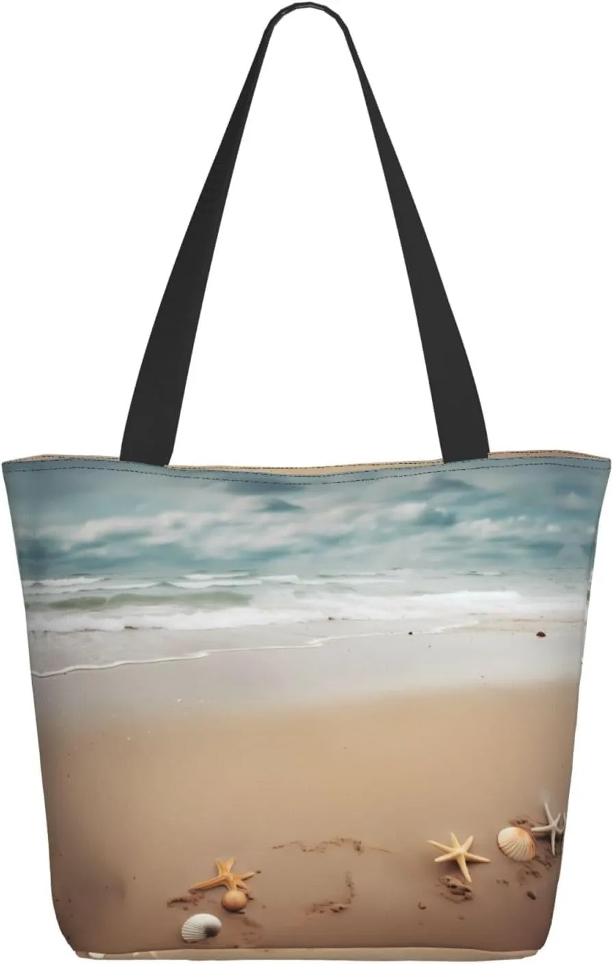 Strawberry Printed Fashionable Large Handbag And Shoulder Bag, Suitable For Various Daily Use