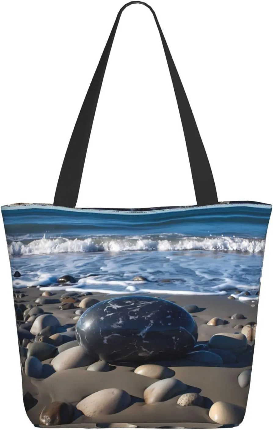 Strawberry Printed Fashionable Large Handbag And Shoulder Bag, Suitable For Various Daily Use
