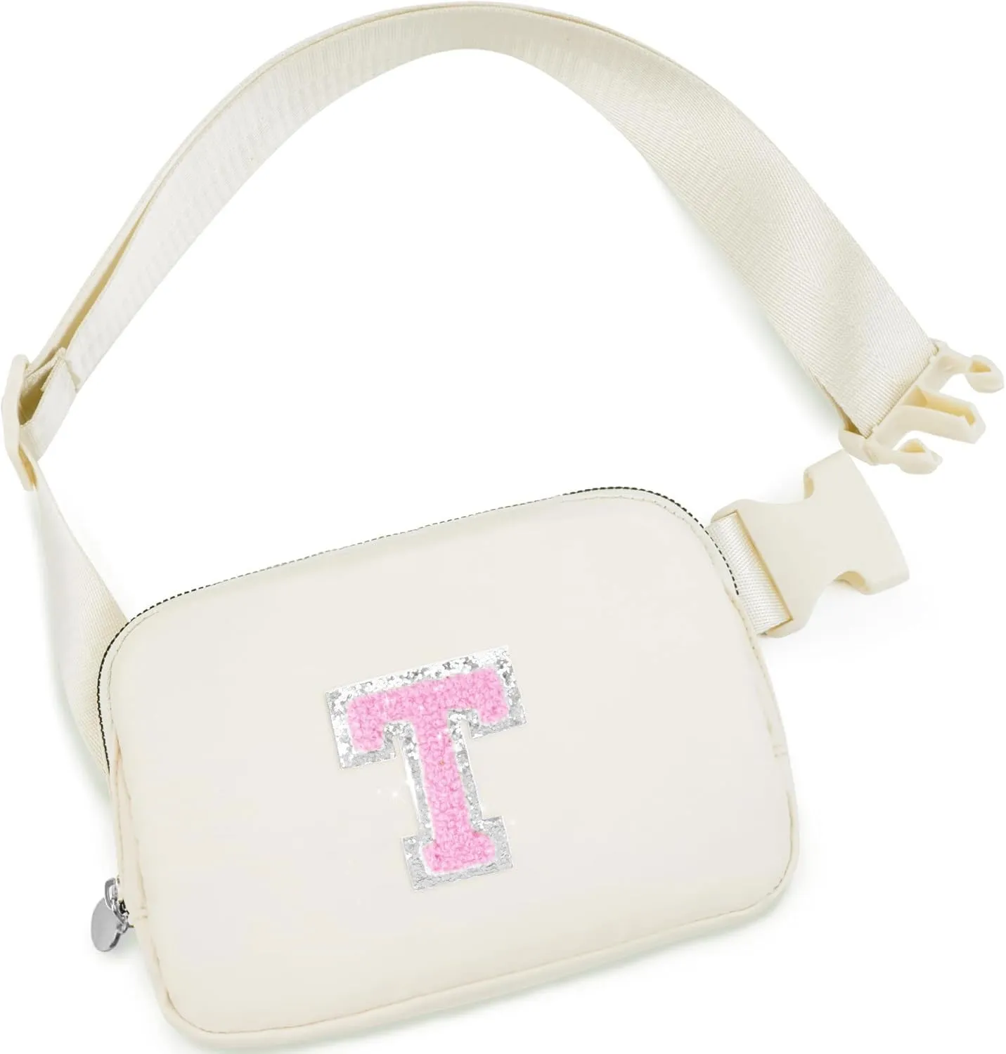 Teacher Appreciation Gifts for Women,Teacher Birthday Gifts,Teacher Bag Ideas,Thank You Teacher Christmas Gifts Teacher Retirement Gifts for Women Teachers Day Gift,Belt Bag Crossbody Bag|Cream T