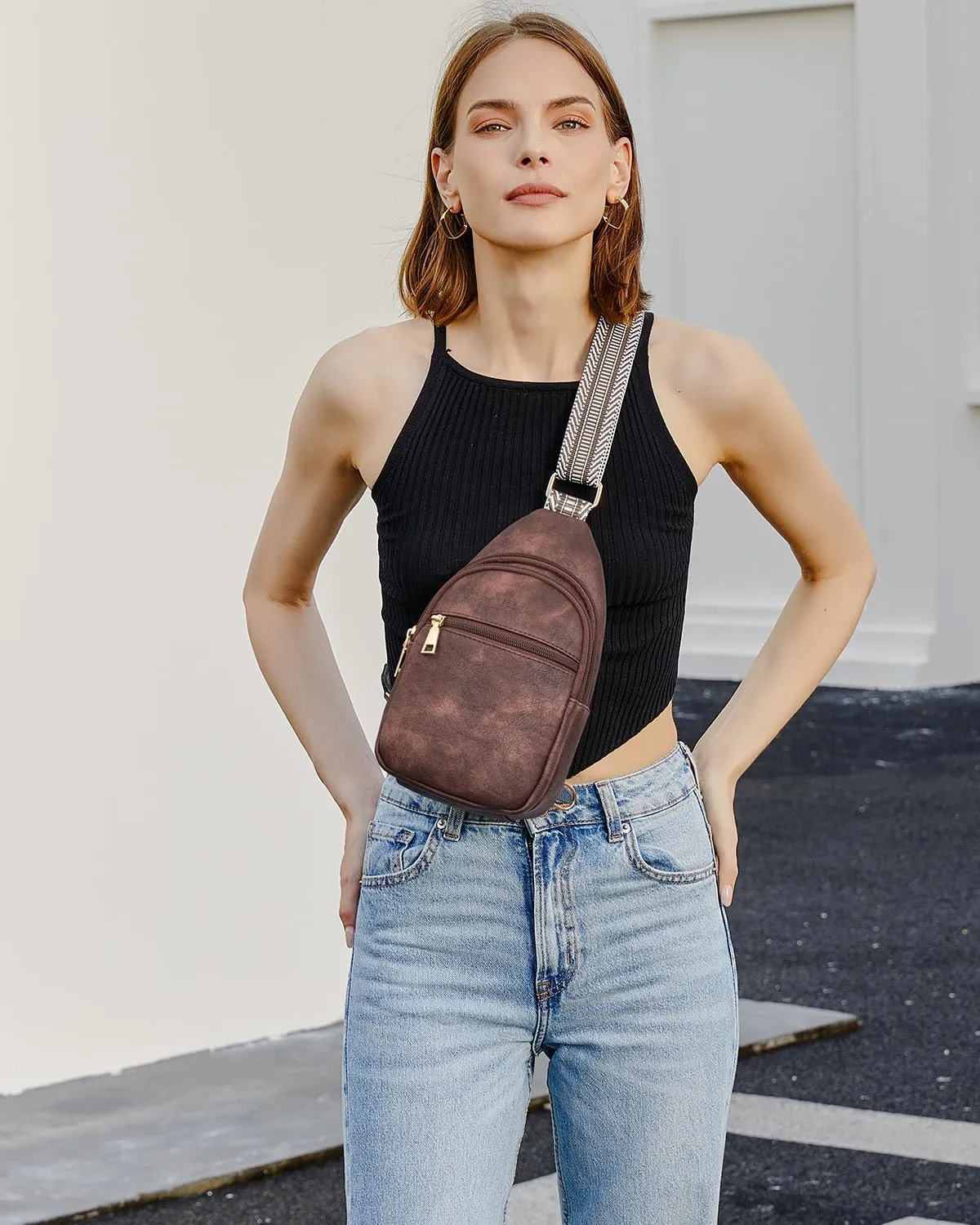 Telena Crossbody Bags for Women Cross Body Sling Bag with Adjustable Shoulder Strap