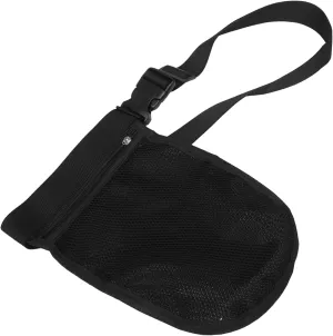 Tennis Drawstring Bag Upper Tennis Ball Picker Mesh Bag Zipper Closure for Pickup