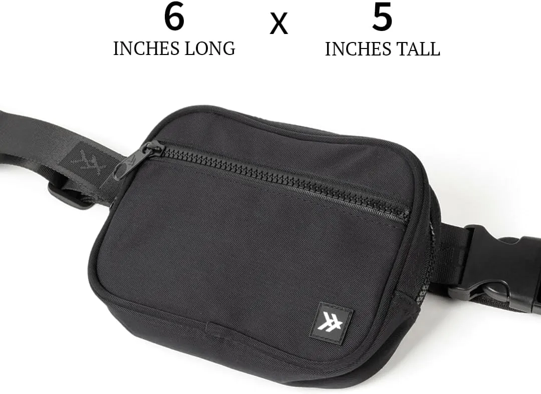 Thread Wallets Fanny Pack Small Travel Crossbody Bags for Women, Men - Durable, Stylish, Convenient Womens & Mens Cross Body Sling Bag Fanny Pack for Phone & Personal Items (Clear)