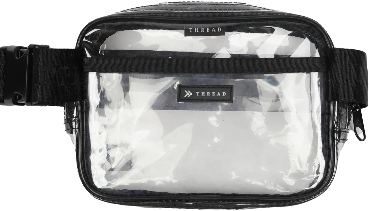 Thread Wallets Fanny Pack Small Travel Crossbody Bags for Women, Men - Durable, Stylish, Convenient Womens & Mens Cross Body Sling Bag Fanny Pack for Phone & Personal Items (Clear)