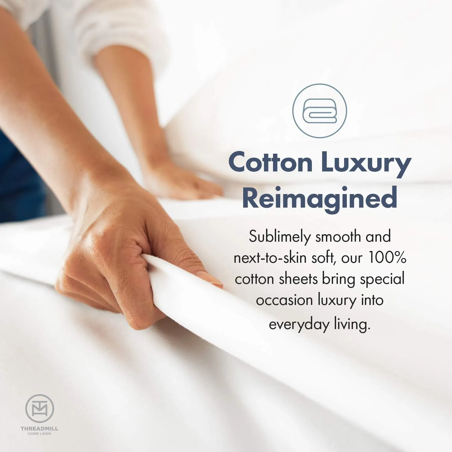 Threadmill Home Linen Luxury King Size Pillow Cases - 100% Natural Cotton 600 Thread Count, 2 Piece Damask Light Grey Pillow Cover Set, Breathable ELS Combed Cotton Striped Pillow Protectors