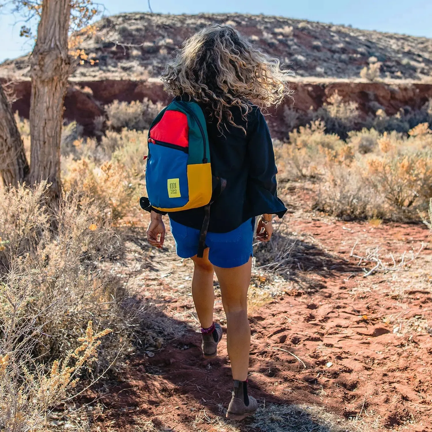 Topo Designs Light Pack, Navy/Multi, One Size