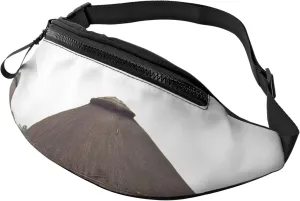 Traditional housing in ghana Fanny Pack for Man Women Waist Bag Adjustable Belt Casual Chest Bag Bum Bags for Travel Sports Running Hiking Waist Packs