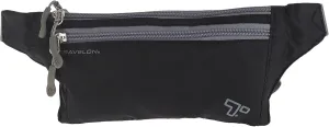 Travelon Double Zip Waist-Pack, Black, One Size