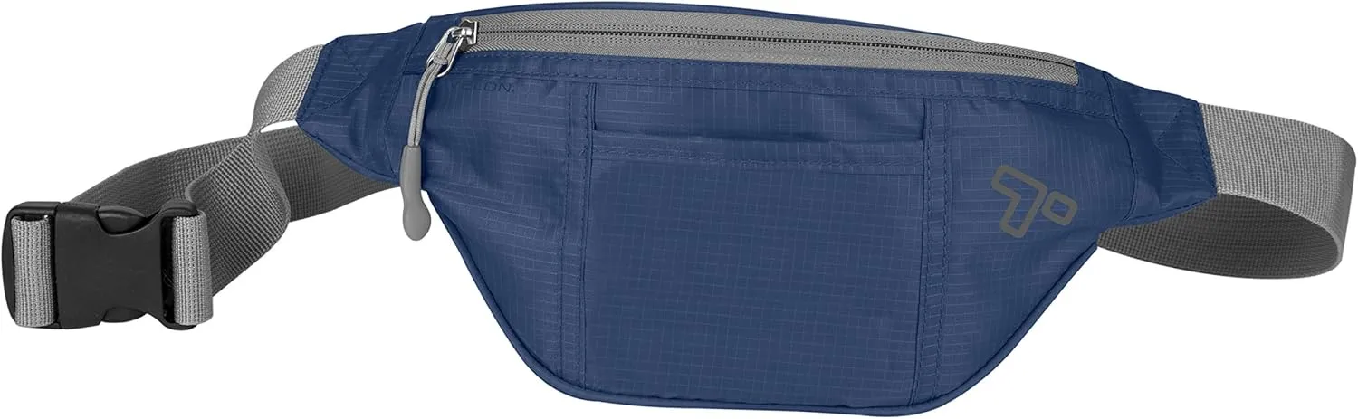 Travelon Top Zip Waist Pack, Royal Blue, One Size