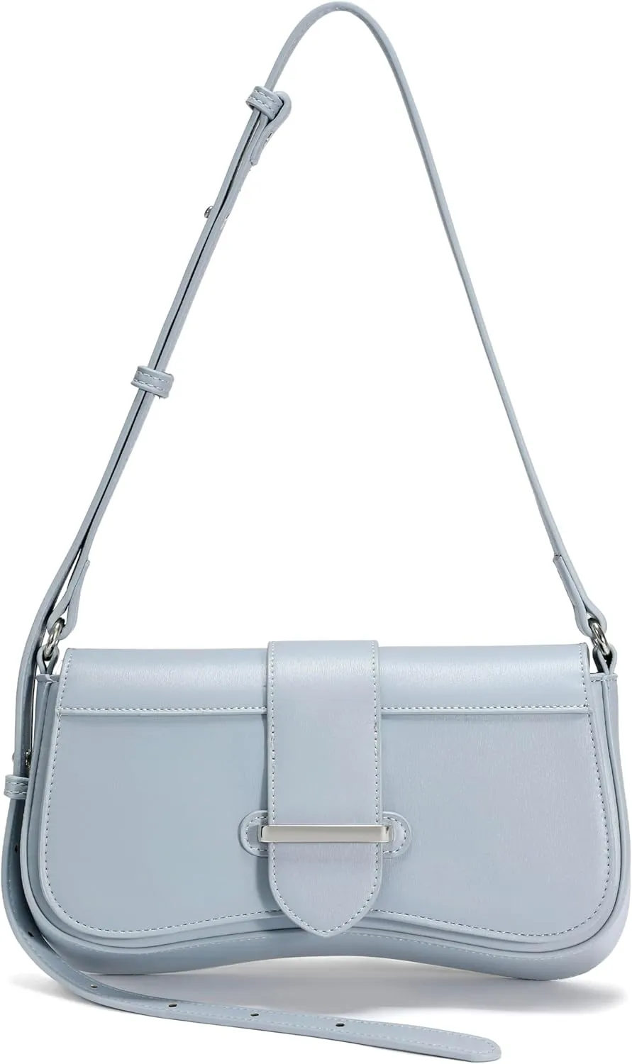 Trendy Purse for Women Small Vegan Leather Shoulder Bag Mini Ladies Clutch Handbag
