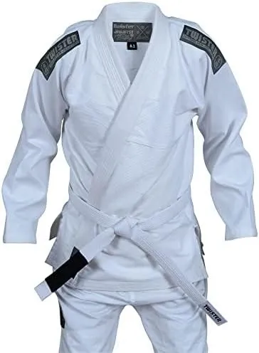TWISTER Challenge BJJ Gi Brazilian Jiu Jitsu Gi Preshrunk Pearl Weave 475gram 100% Cotton Fabric