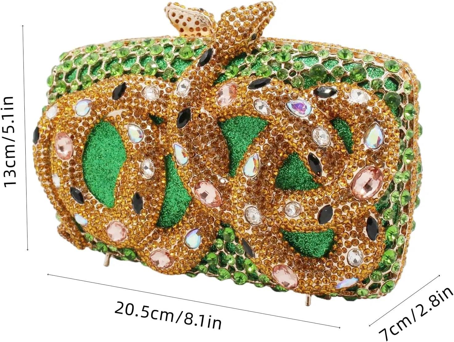 UMREN Sparkly Snake Rhinestones Clutch Women Evening Bag Luxury Crystal Clutch Purse Glitter Handbag for Wedding Party Prom