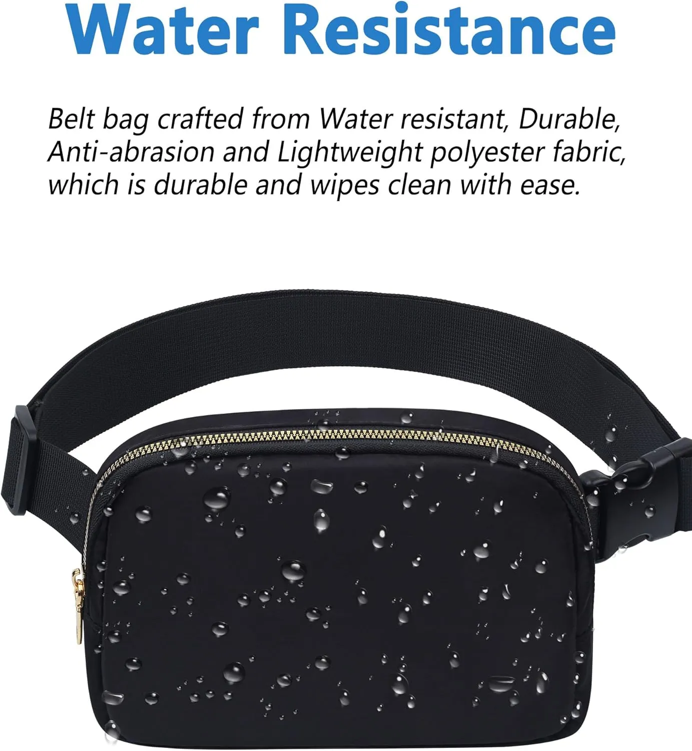 Unisex Fanny Pack for Women Men, 1L Everywhere Mini Belt Bag with Adjustable Strap, Lightweight Nylon Crossbody Bags Small Waist Pouch for Workout Running Traveling Hiking (Dark Purple)