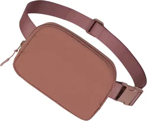 Unisex Mini Fanny Pack, 1L Everywhere Belt Bag for Women Men, Small Crossbody Bags Waist Pouch with Adjustable Strap for Workout Running Traveling Hiking