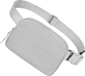 Unisex Mini Fanny Pack, 1L Everywhere Belt Bag for Women Men, Small Crossbody Bags Waist Pouch with Adjustable Strap for Workout Running Traveling Hiking