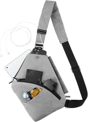 VADOO Anti-theft Crossbody Bags for Women, Shoulder Sling Bag for Men Lightweight Chest Bag for Travel Sport