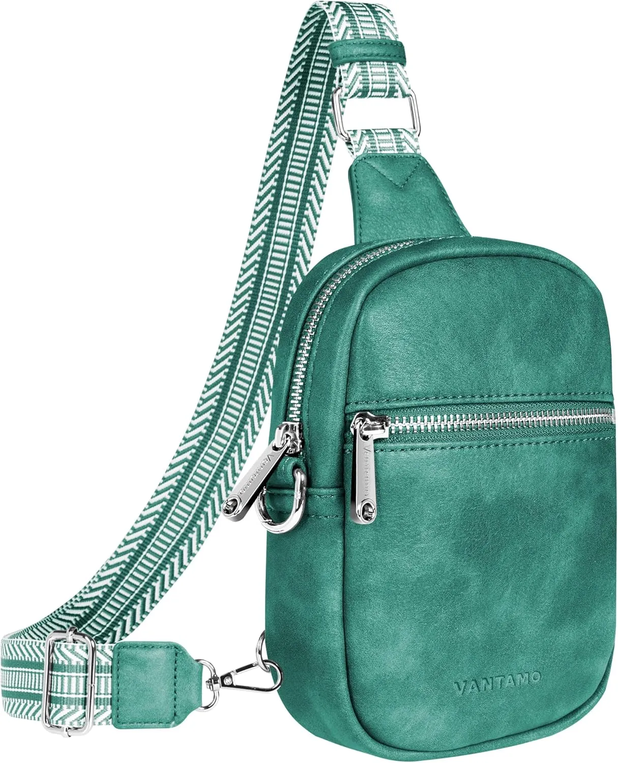 Vantamo Small Crossbody Bags for Women, Sling Bag with RFID & Anti-Pickpocket Clip, Adjustable Strap Cross Body Fanny Packs