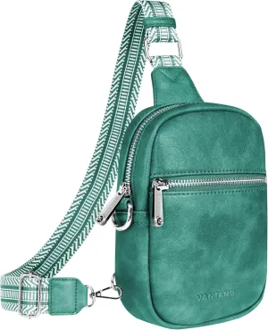 Vantamo Small Crossbody Bags for Women, Sling Bag with RFID & Anti-Pickpocket Clip, Adjustable Strap Cross Body Fanny Packs