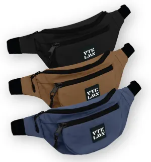 Vatkalimon Men Crossbody Set - Black, Brown and Dark Blue Gym Bag, Sling Bag, Travel Essentials, Stylish Bum Bag for Hiking, Running & Daily Use