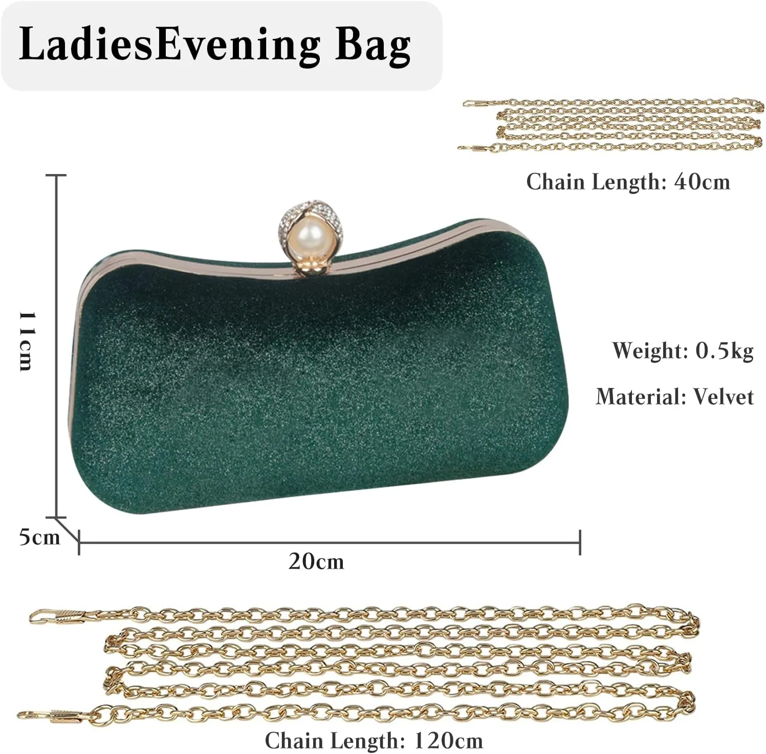 Velvet Evening Bag for Women Glitter Clutch Bag Sparkly Sequins Handbag Shoulder Bag