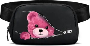 viewm Belt Bag for Women, Waterproof Fanny Packs for Women Men Fanny Pack Crossbody Bags for Women with Adjustable Strap for Travel Fitness Running Hiking