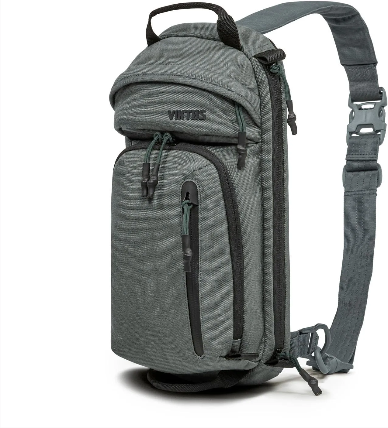 VIKTOS Upscale3 Tactical Slingbag | Durable Water-Resistant Bag with Ambidextrous Shoulder Strap for Concealed Carry & EDC, Grayman