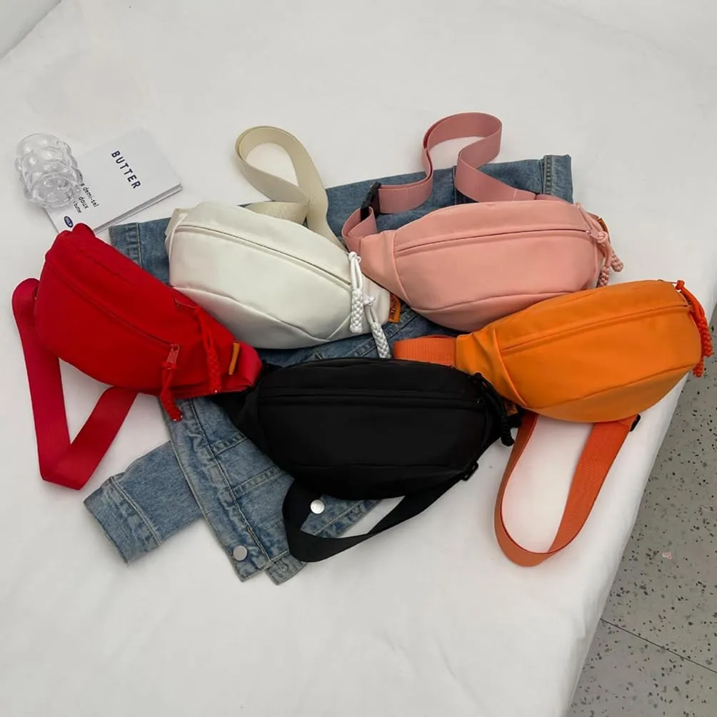 Waist Bag Fanny Pack for Men Women Running Hiking Travel Biking - Fit All Phone Sizes Pink