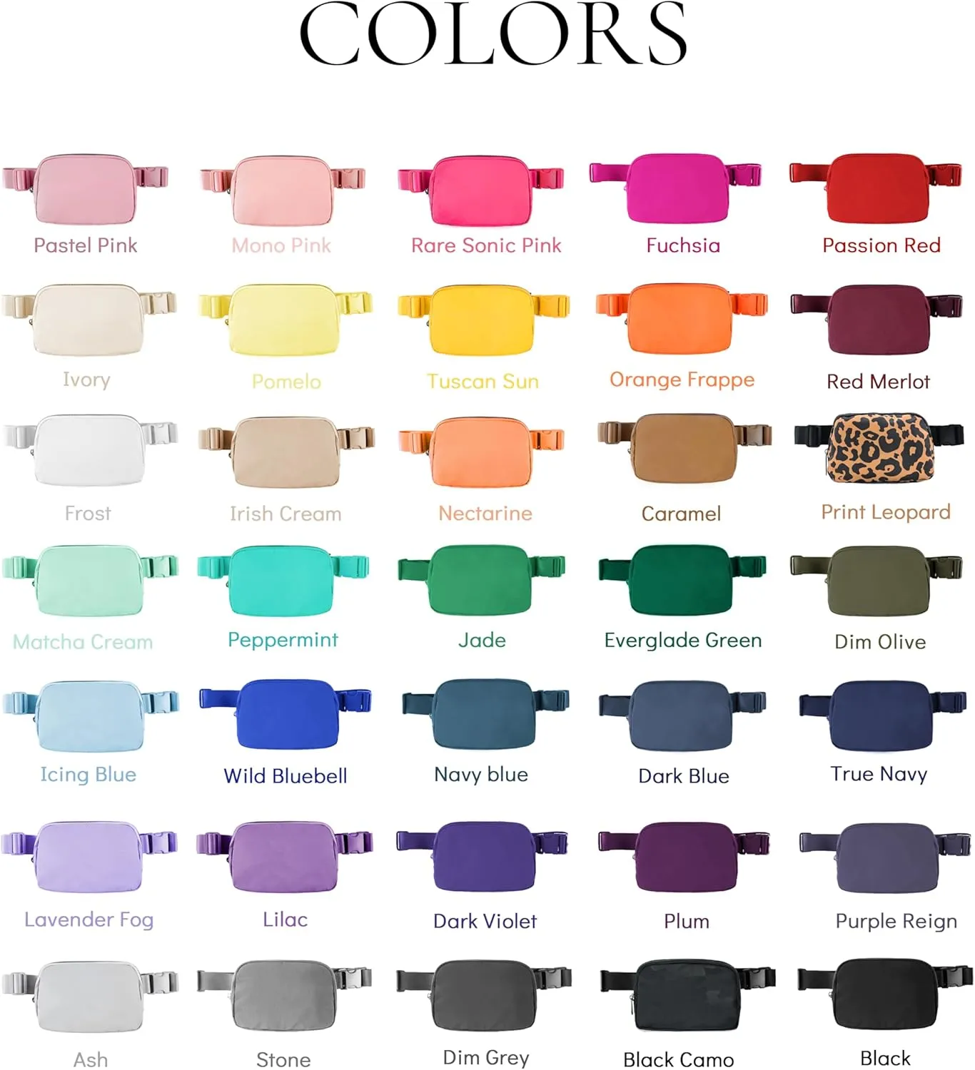 Waist Belt Bag for Women Lulu Dupes Mini Small Crossbody Purse Sling Bag Cute Fashion Waterproof Fanny Pack Over The Shoulder Bags Fashionable Travel Running Belt Pouch Bum Bag Red Merlot