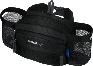 WATERFLY Fanny Pack Waist Bag: Waist Pack for Women Men with Two Water Bottle Holder Hiking Fanny Pack for Running Walking DogWalking Travel Cycling
