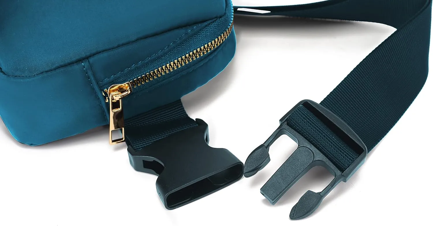 Waterproof Fanny Packs for Women Mini Belt Bag for Kids Fanny Packs for Women Mini Belt Bag Fanny Packs for Women Waterproof Waterproof Crossbody Pack Fashion Belt Bag With Adjustable Strap （Blue）