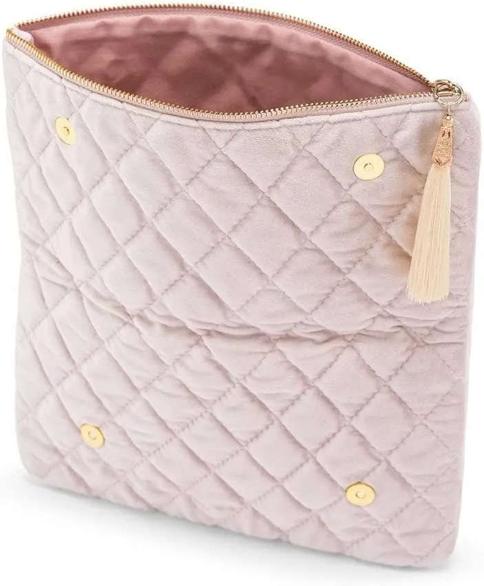 WEDDINGSTAR Custom Embroidered Fold Over Velvet Clutch