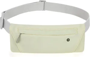 WHIPPY Slim Running Belt Fanny Pack for Women Men Elastic Runners Belt Waist Pouch Chest Bag Phone Holder Waist Pack for Running Hiking