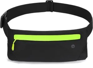 WHIPPY Slim Running Belt Fanny Pack for Women Men Elastic Runners Belt Waist Pouch Chest Bag Phone Holder Waist Pack for Running Hiking
