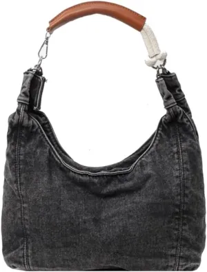 Women Denim Shoulder Handbag Underarm Bag Tote Purse