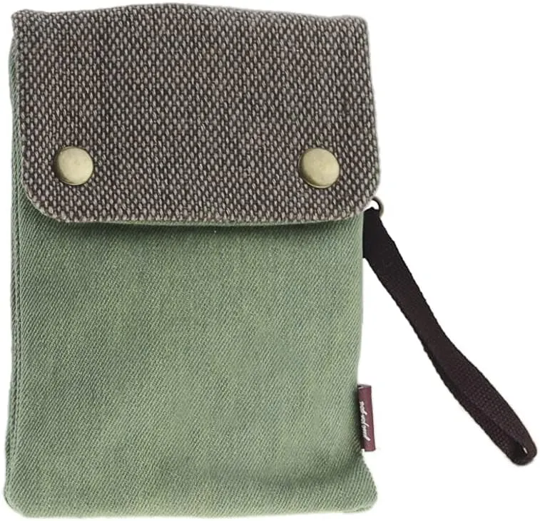 Women Girls Denim Canvas Crossbody Shoulder Bag Mini Purse Wallet Card Holder Cellphone Pouch