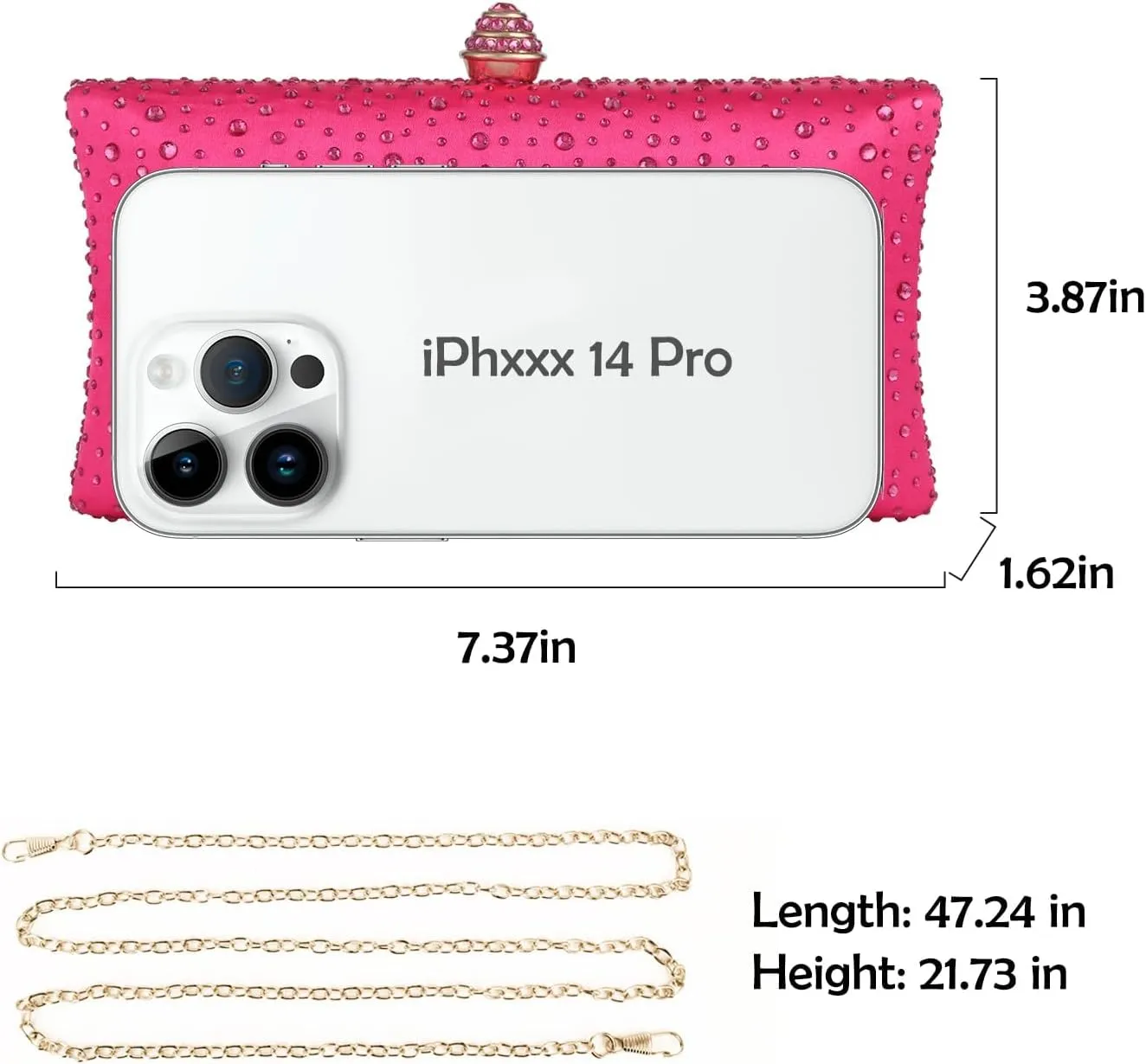 Women Handbags Rhinestone Party Prom Wedding Bride Evening Bags Crystal Party Clutch Purse