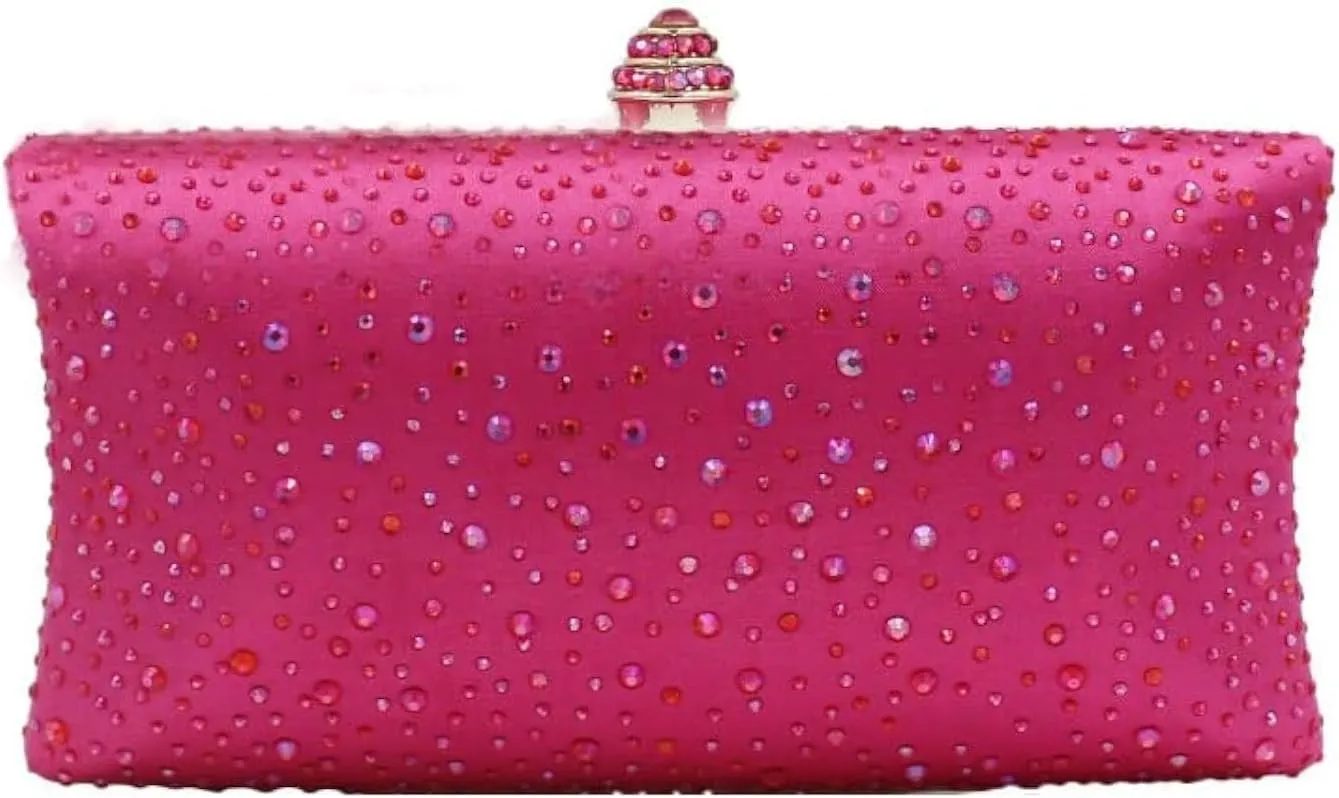 Women Handbags Rhinestone Party Prom Wedding Bride Evening Bags Crystal Party Clutch Purse