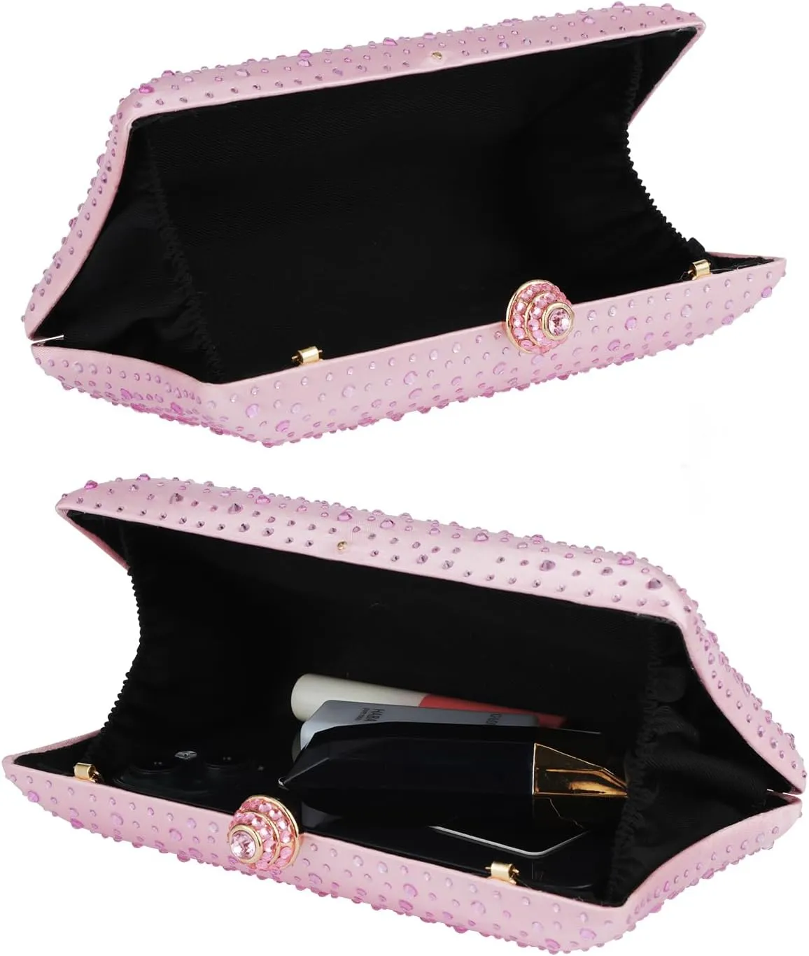 Women Handbags Rhinestone Party Prom Wedding Bride Evening Bags Crystal Party Clutch Purse