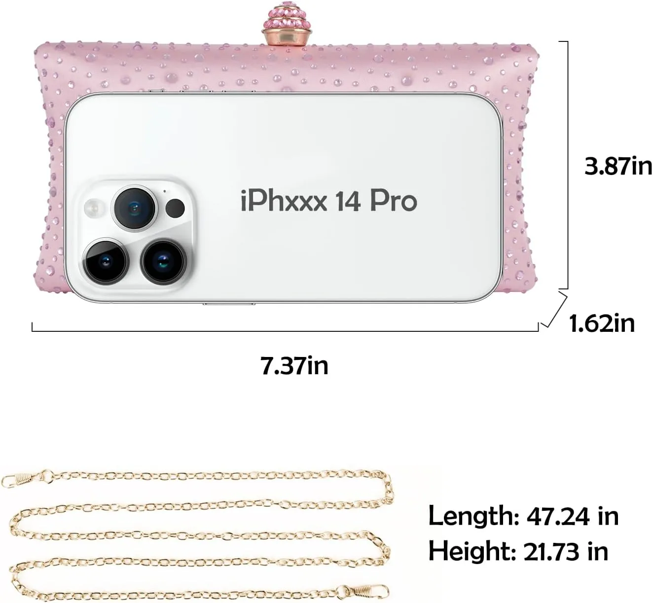 Women Handbags Rhinestone Party Prom Wedding Bride Evening Bags Crystal Party Clutch Purse