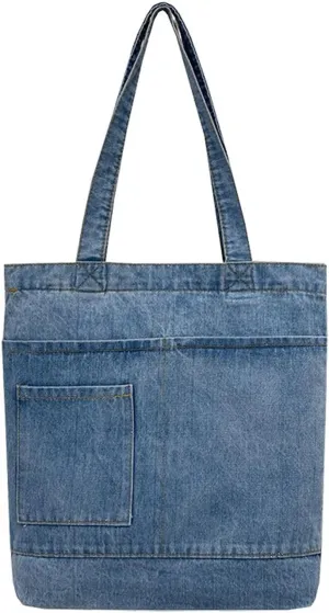 Women's denim wallet, casual handbag, crossbody shoulder bag, girl tote canvas bag