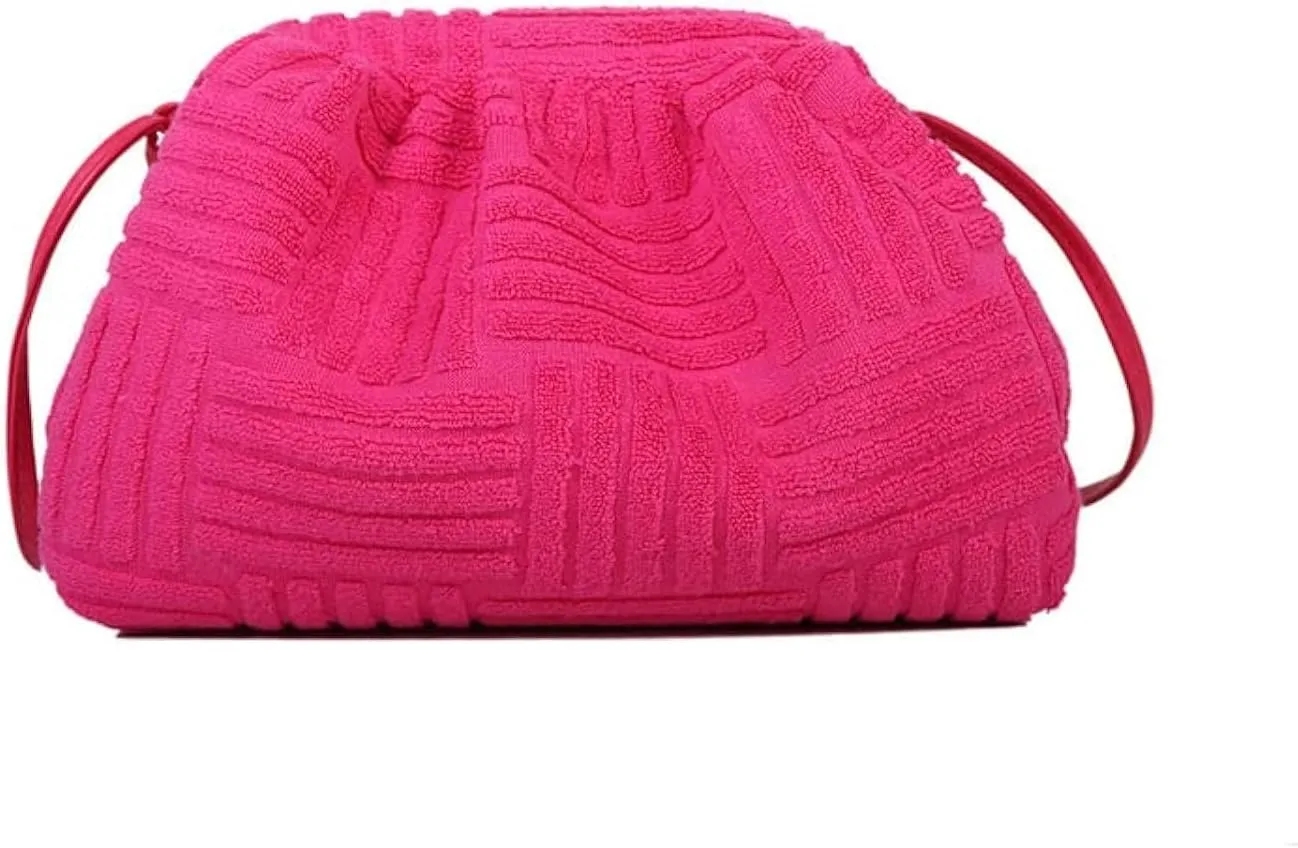 Women's Soft Cloud Bag - Fashion Dumpling One-shoulder Tote - Pleated Pouch Y2K Tote