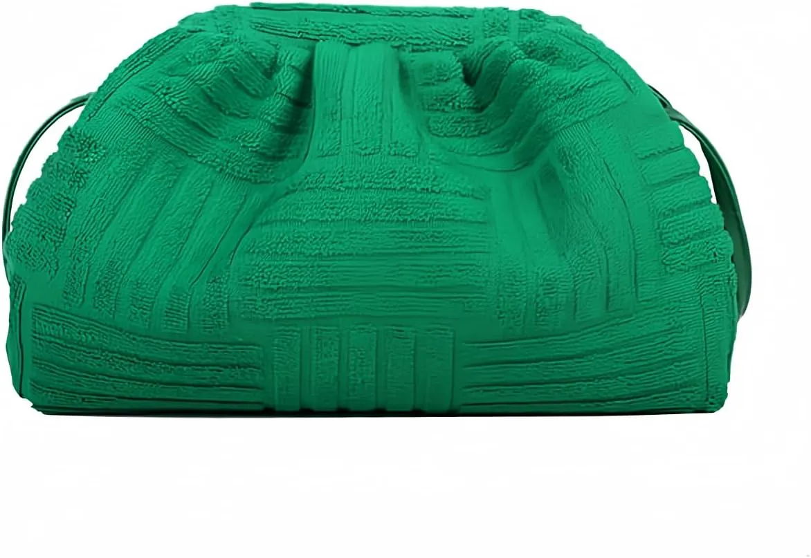 Women's Soft Cloud Bag - Fashion Dumpling One-shoulder Tote - Pleated Pouch Y2K Tote