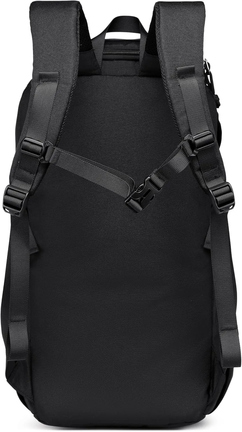 Wotony Tactical Assault Pack Backpack Molle Military Backpack Outdoor Hiking Camping Rucksack Waterproof backpack for men (Black, 25L)