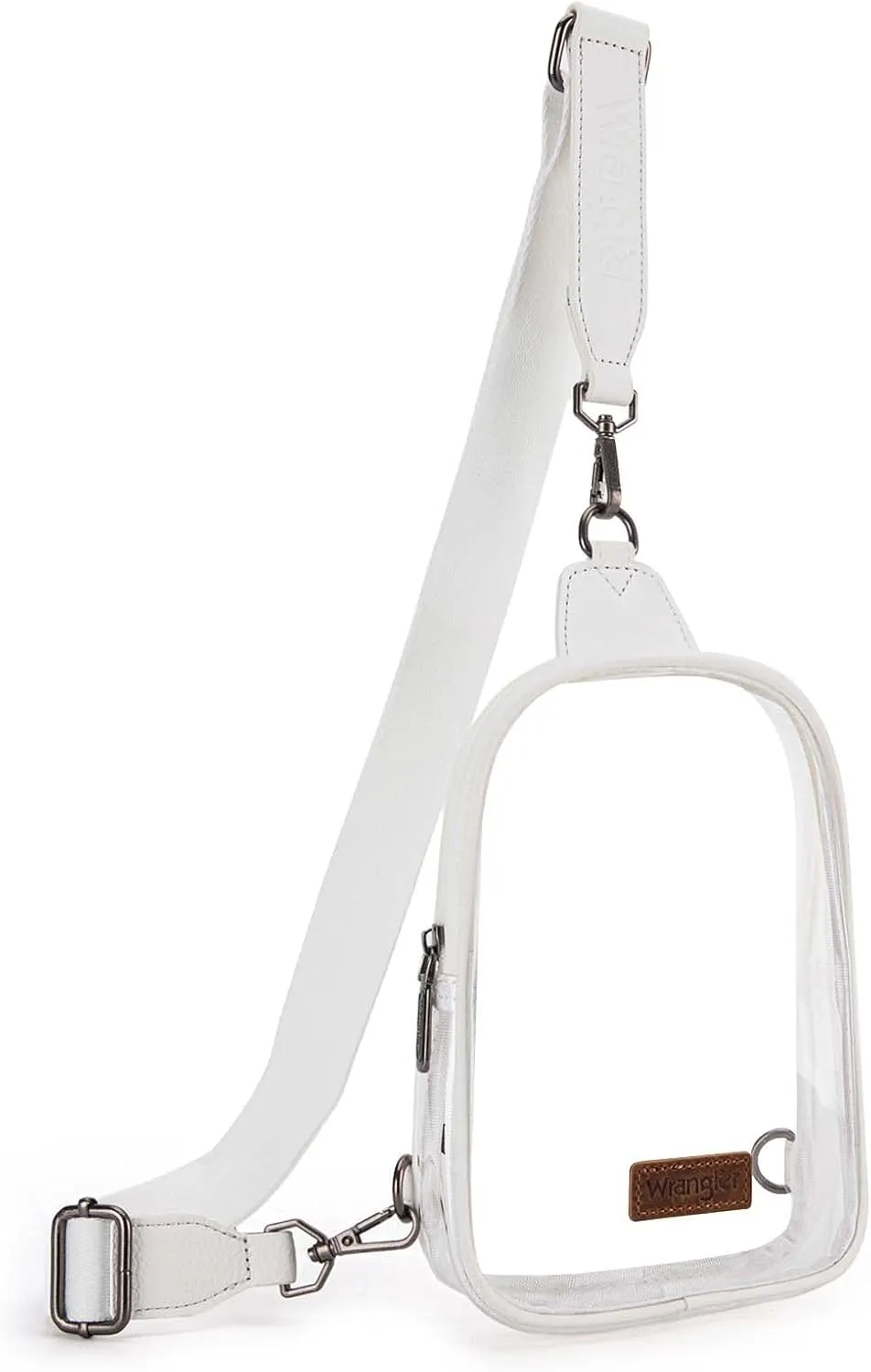 Wrangler Crossbody Clear Sling Bags for Women Stadium Approved Cross Body Purse for Sports Events Concerts