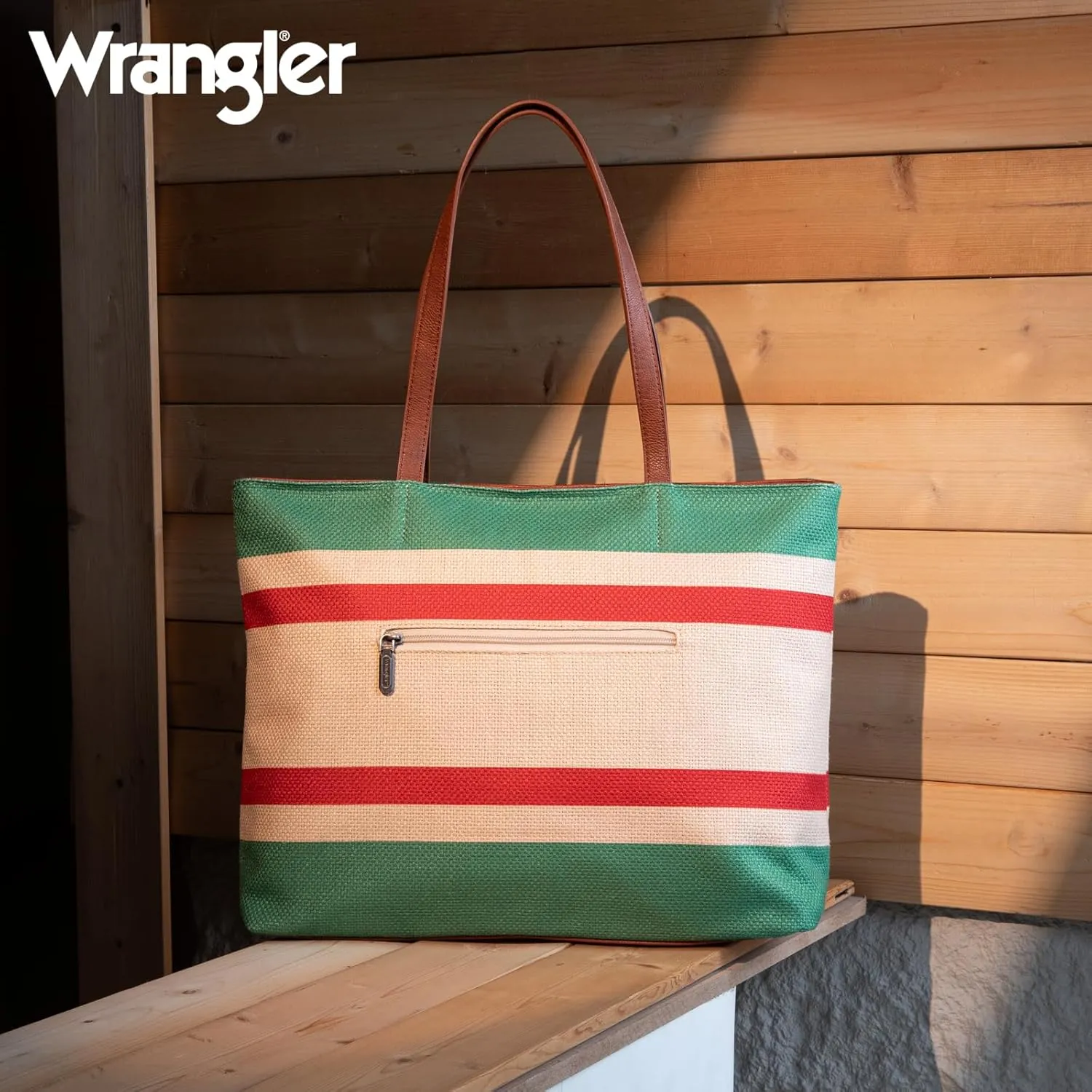 Wrangler Large Tote Bag for Women Shoulder Purse Bag with Zipper