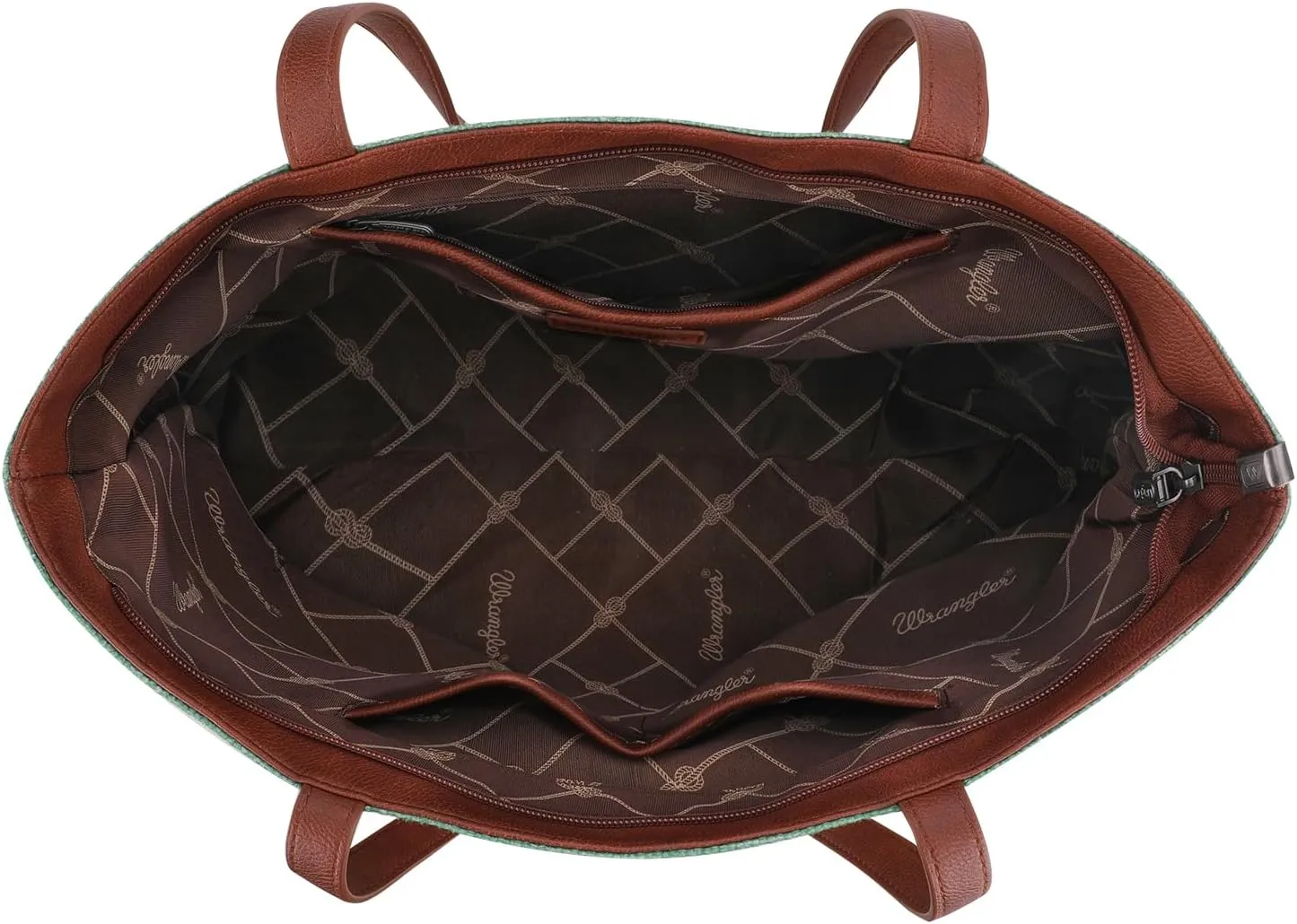 Wrangler Large Tote Bag for Women Shoulder Purse Bag with Zipper
