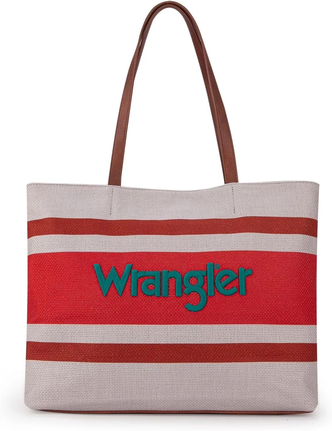 Wrangler Large Tote Bag for Women Shoulder Purse Bag with Zipper