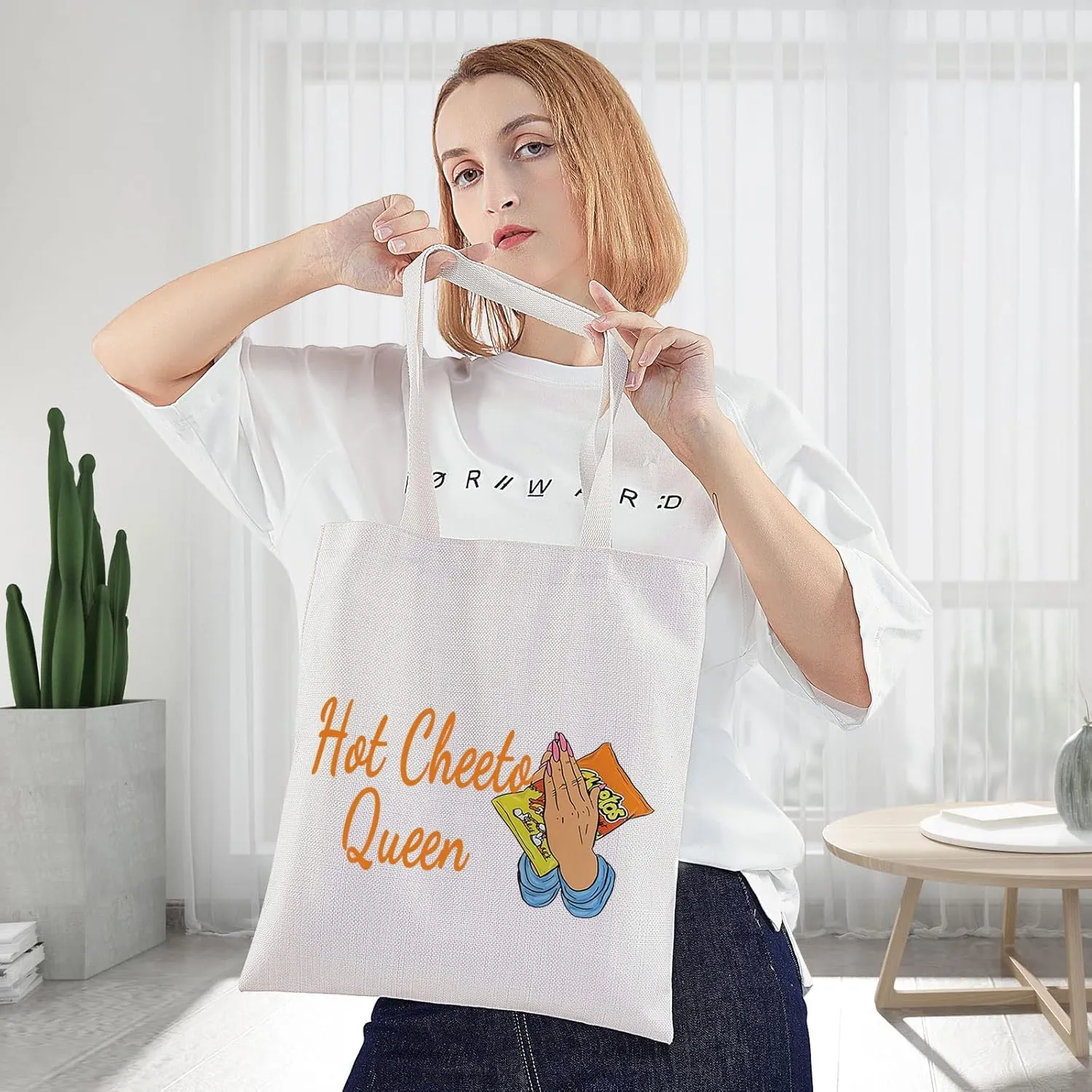 WZMPA Corncob Food Cosmetic Bag Food Fans Gifts Hot Queen Makeup Zipper Pouch Bag For Friend family (Hot Queen Tote)