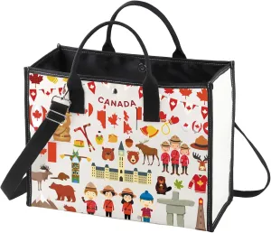 WZMPA Funny Canada Trip Cosmetic Bag - Souvenir Gift Vacation Makeup Zipper Pouch Bag - Travel Merchandise