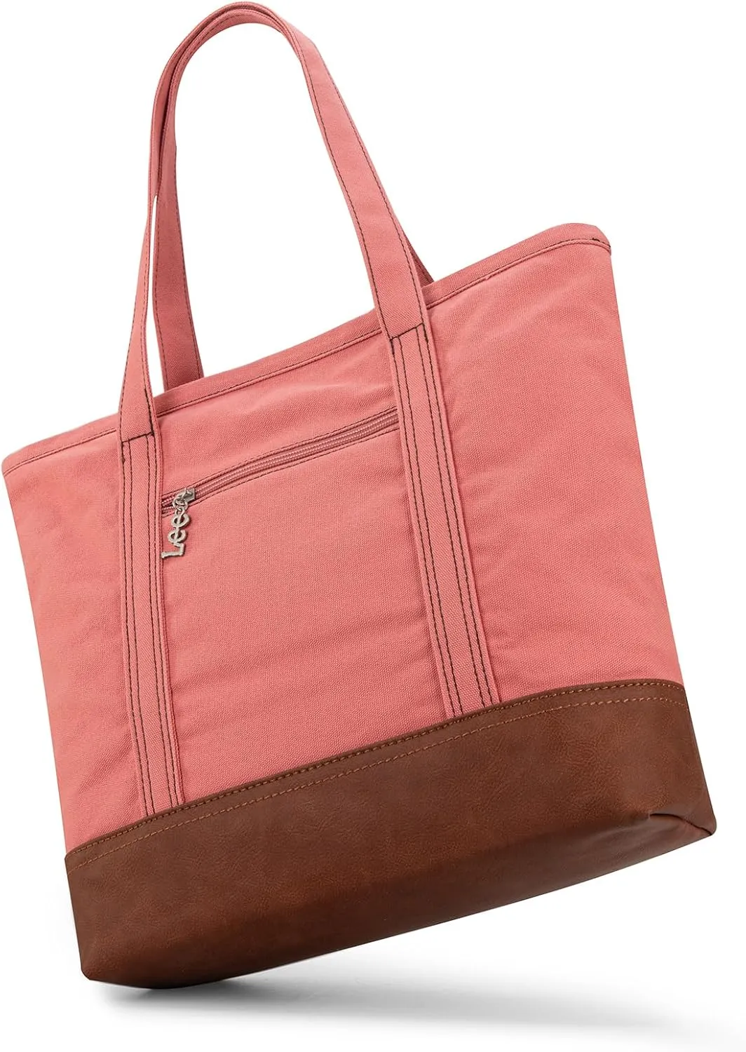 x Lee Tote Bag for Women Denim Canvas Top Handle Shoulder Purse Handbags with Multi-Pocket for Work, Travel & Everyday Use
